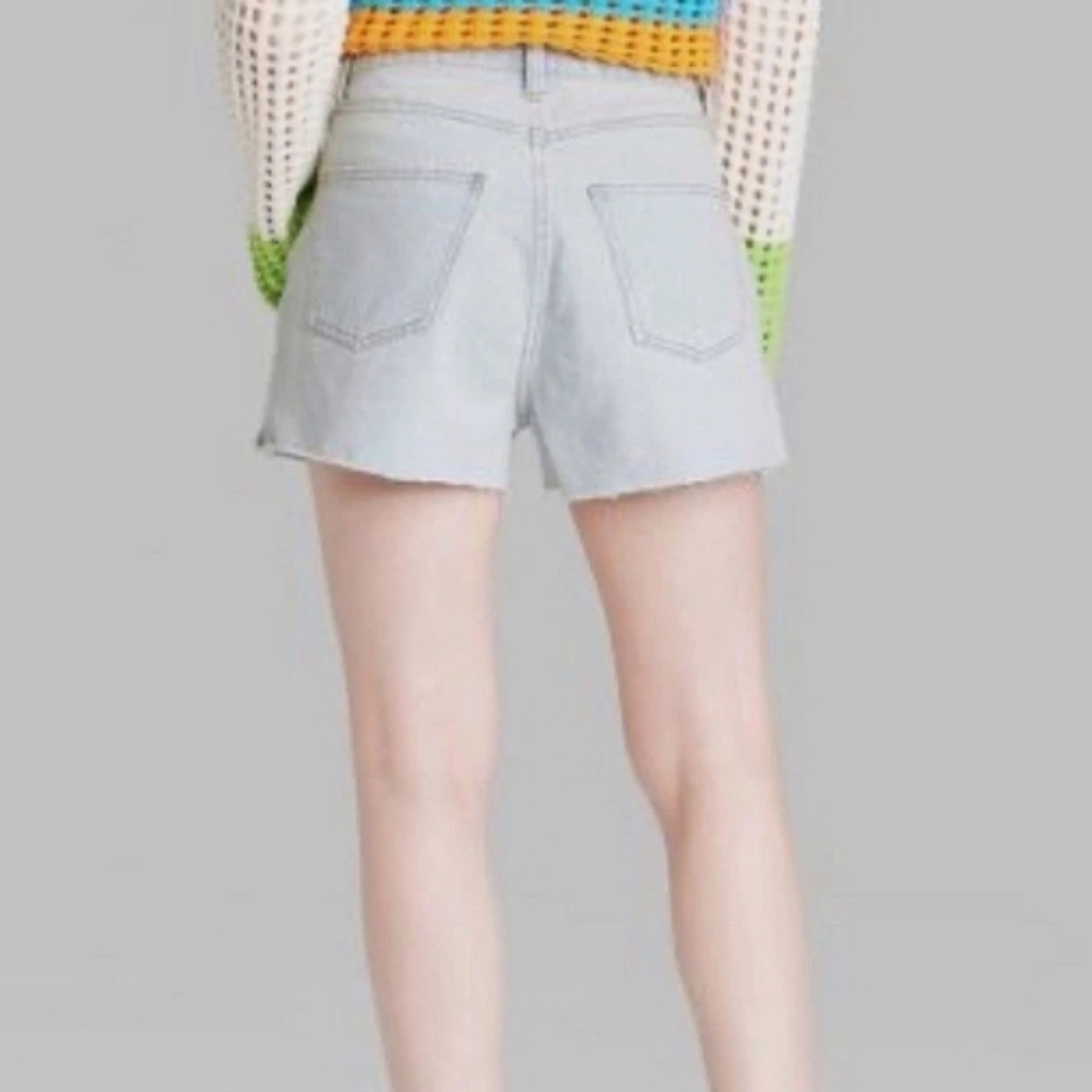 Wild Fable Button Fly Cutoff Denim Shorts - Picture 3 of 8